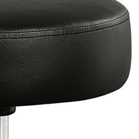 Tabouret noir à roulettes – pivotable – réglable en hauteur – tabouret de bureau de bar Tabouret noir à roulettes – pivotable – réglable en hauteur – tabouret de bureau de bar 4