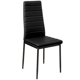 TecTake Lot de 4 chaise de salle à manger 41x45x98,5cm noir TecTake Lot de 4 chaise de salle à manger 41x45x98,5cm noir 5