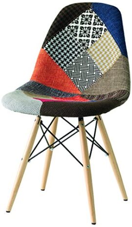 gyster DSW Patchwork Chaise, coton/polypropylène, multicolore, 53.5 x 47 x 82 cm gyster DSW Patchwork Chaise, coton/polypropylène, multicolore, 53.5 x 47 x 82 cm