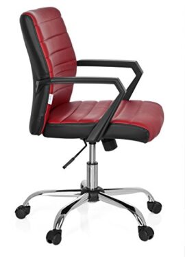 hjh Office 723050 ERGOSMOOTH Fauteuil de bureau Tissu Rouge/Noir hjh Office 723050 ERGOSMOOTH Fauteuil de bureau Tissu Rouge/Noir 4