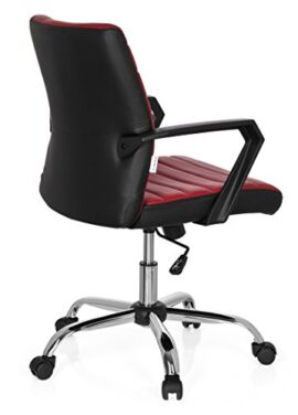 hjh Office 723050 ERGOSMOOTH Fauteuil de bureau Tissu Rouge/Noir hjh Office 723050 ERGOSMOOTH Fauteuil de bureau Tissu Rouge/Noir 6