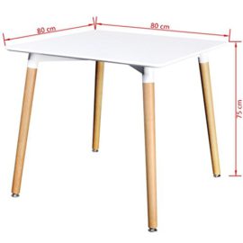 vidaXL-Table-de-salle–manger-carre-blanc-mat-0-2