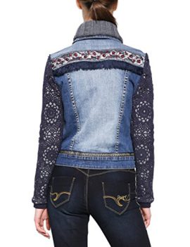 Desigual-Chaqexotic-Crochet-Veste-Jean-Femme-0-0