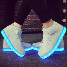 LeKuni-Chaussure-Led-Lumineuse-Unisexe-Chaussures-de-Sports-Baskets-Garon-Fille-Homme-Femme-0-3