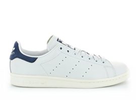 ADIDAS STAN SMITH PELLE BIANCO E BLU ADIDAS STAN SMITH PELLE BIANCO E BLU