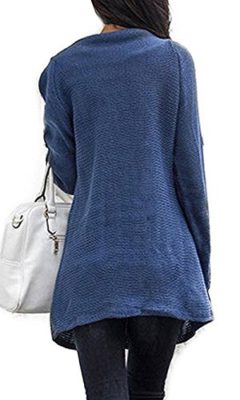 Aidonger Femme Pull Cardigan Irrégulière Pulls et Gilets Tricot à Longues Manches S-2XL Aidonger Femme Pull Cardigan Irrégulière Pulls et Gilets Tricot à Longues Manches S-2XL 3