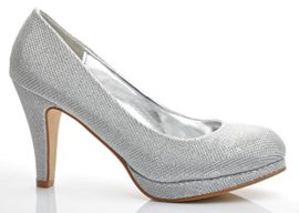 Argent Brillantes Scintiller Plata-Forme Talon Hauts Chaussures de Mariage Argent Brillantes Scintiller Plata-Forme Talon Hauts Chaussures de Mariage