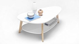 Bobochic – Table basse Scandinave – Blanc Bobochic – Table basse Scandinave – Blanc 3