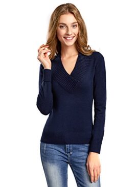 oodji-Ultra-Femme-Pull-Ajust–Col-Dcor-de-Broderie-Texture-0