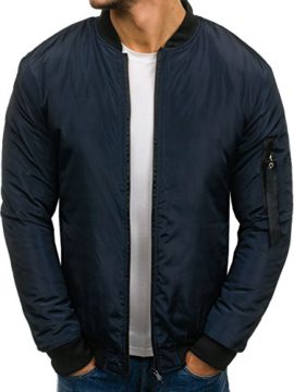 BOLF--Veste-bombers--fermeture-clair--Blouson---mi-saison--Homme-1A1-Sport-0