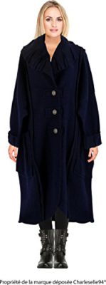 Charleselie94-Manteau-long-hiver-laine-bouillie-grande-taille-femme-bleu-KARLA-BLEU-0-0