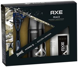 Coffret Cadeau Homme Peace Soins du Corps Rasoir, Déodorant et Après-rasage Axe Coffret Cadeau Homme Peace Soins du Corps Rasoir, Déodorant et Après-rasage Axe