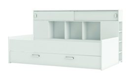 Demeyere 407011 Sherwood Lit et Environnement Blanc Perle 203,8 x 120 x 108,8 cm Demeyere 407011 Sherwood Lit et Environnement Blanc Perle 203,8 x 120 x 108,8 cm 4