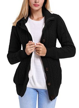 Dokotoo Femme Casual Manteau Chaud Hiver Veste à Capuche Gilet Chandail Cardigan en Tricots Dokotoo Femme Casual Manteau Chaud Hiver Veste à Capuche Gilet Chandail Cardigan en Tricots 2