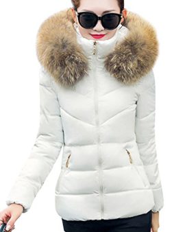 Femme-Section-courte-Slim--capuche-pais-Grande-taille-Manteau-en-coton-Veste-matelasse-0