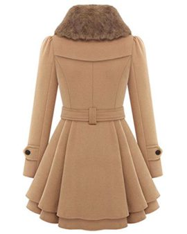 Femmes-Manches-Longues-Parka-Mi-Longue-Veste-Manteau-Outwear-0-0