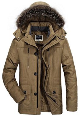 Homme Classic Hiver Chaud Manteaux Parka Épais Veste Fourrure Avec Capuche Blousons Parka Faux Cashmere Doublure amovible Mens Hoody Jacket Homme Classic Hiver Chaud Manteaux Parka Épais Veste Fourrure Avec Capuche Blousons Parka Faux Cashmere Doublure amovible Mens Hoody Jacket 2