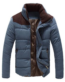 Homme-Hiver-Chaud-Manteaux-Parka-Manches-Longues-Jacket-Courte-Blouson-0