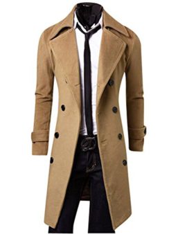 Homme-Manteau-Fit-Slim-Pardessus-Double-Breasted-Veste-Longue-Parka-Trench-Coat-0