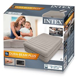 Intex L&G FR 64446 PRIME CONFORT FIBERTECH Lit gonflable Vinyle Gris 152 x 203 x 51 cm Intex L&G FR 64446 PRIME CONFORT FIBERTECH Lit gonflable Vinyle Gris 152 x 203 x 51 cm 4