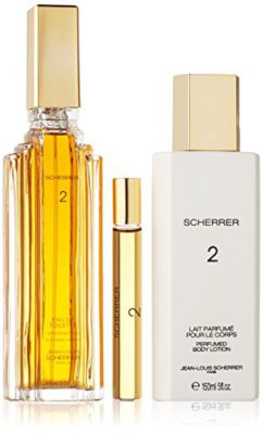 Jean-Louis-Scherrer-Scherrer-2-coffret-100ml-EDT-Vaporisateur-10ml-EDT-rouler-sur-150ml-Lait-perfume-pour-le-Corps-0