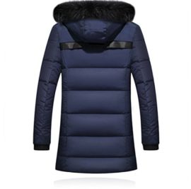 Jitong Homme Doudoune Longue à Capuche Fausse Fourrure Manteau Manches Longues Chaud Blouson Veste Parka Jitong Homme Doudoune Longue à Capuche Fausse Fourrure Manteau Manches Longues Chaud Blouson Veste Parka 3