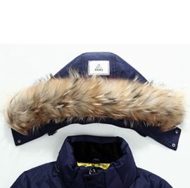 Jitong Homme Doudoune Manches Longues à Capuche Fausse Fourrure Manteau Blouson Veste Parka Jitong Homme Doudoune Manches Longues à Capuche Fausse Fourrure Manteau Blouson Veste Parka 4