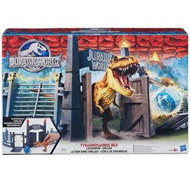 Jurassic-World-B3755eu40-Figurine-Dinosaure-Enclos-Du-T-rex-0