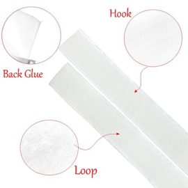 LZHOO Bande de adhésifs, Rubans adhésifs [5M] Double face Hook Loop autocollant Particulièrement forte force d’adhérence, La pluie et un matériau résistant au soleil, 20mm Largeur, Blanc LZHOO Bande de adhésifs, Rubans adhésifs [5M] Double face Hook Loop autocollant Particulièrement forte force d’adhérence, La pluie et un matériau résistant au soleil, 20mm Largeur, Blanc 3