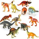 Lot de 12pcs Figurine Dinosaure Jurassique en Plastique Jouet Multicolore Lot de 12pcs Figurine Dinosaure Jurassique en Plastique Jouet Multicolore