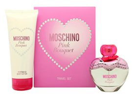 Moschino Pink Bouquet Eau de toilette Ensemble cadeau pour elle, 50 ml Moschino Pink Bouquet Eau de toilette Ensemble cadeau pour elle, 50 ml