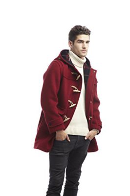 Original-Montgomery-Soho-Elegance-Duffle-Coat-Homme-Rouge-Bordeaux-0-0