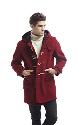 Original-Montgomery-Soho-Elegance-Duffle-Coat-Homme-Rouge-Bordeaux-0-1