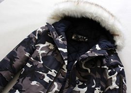 Parka Homme Chaud Manteaux Fourrure Avec Capuche Camo Militaire Blousons Parka Homme Chaud Manteaux Fourrure Avec Capuche Camo Militaire Blousons 5