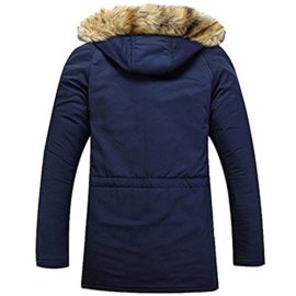 Manteau Homme Fourrure Capuche Militaire Parka Longue Homme Hiver Casual Blouson Veste Manteau Homme Fourrure Capuche Militaire Parka Longue Homme Hiver Casual Blouson Veste 3