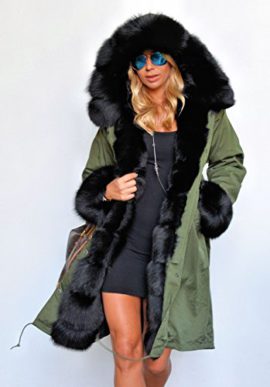 Roiii-hiver-chaud-veste-Damen-pais-parka-longueur-capuche-manteau-de-fausse-fourrure-Plus-Size-36-50-0