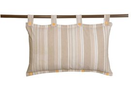 Sadys-Trading-Majestic-Tte-de-Lit-DEHOUSSABLE-Coton-45-x-70-cm-Naturel-Petite-rayure-0