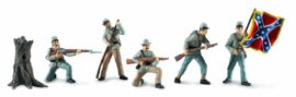 Safari « Toob Guerre Civile Soldats Confédérés Collection 2,5 cm miniatures (Multicolore) Safari « Toob Guerre Civile Soldats Confédérés Collection 2,5 cm miniatures (Multicolore)