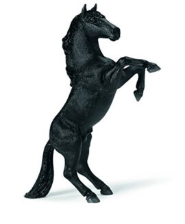 Schleich-13624-Mustang-Cheval-Noirmarron-steigend-0