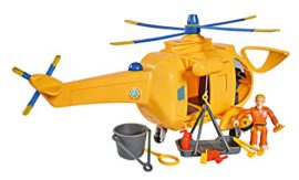 Simba-109251002-Sam-le-Pompier-Hlicoptre-Wallaby-II-Lumire-et-Rotor-Rotatif-1-figurine-Incluse-0-2