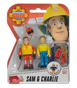 Simba-109257651–Figurines-Pompier-Sam-Double-Pack-de-4-coloris-75-cm-0-1