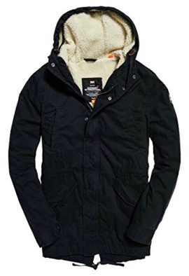 Superdry Winter Rookie Military Parka, Veste à Fourrure Homme Superdry Winter Rookie Military Parka, Veste à Fourrure Homme