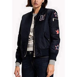 Tommy Hilfiger Claudia Thermore Insulated, Veste Bomber Femme Tommy Hilfiger Claudia Thermore Insulated, Veste Bomber Femme