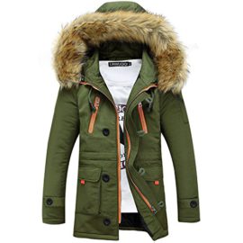 Tomwell Hommes Fermeture Éclair Hiver Manteau À Capuche Chaud Épais Militaire Veste Grande Taille Parka Plus Velours Blouson Tomwell Hommes Fermeture Éclair Hiver Manteau À Capuche Chaud Épais Militaire Veste Grande Taille Parka Plus Velours Blouson