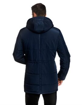 Vincenzo Boretti Homme Manteau d’hiver avec col montant, pelage détacheable et cordon de serrage Vincenzo Boretti Homme Manteau d’hiver avec col montant, pelage détacheable et cordon de serrage 3