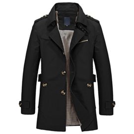 WSLCN-Parka-Veste-Classique-Manteau-Trench-Coat-Court-Blouson-Jacket-Dcontract-Slim-Fit-Homme-Automne-et-Hiver-0