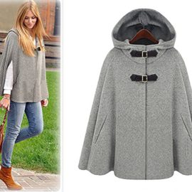 WanYang-lgant-Chaud-Hiver-Capuche-Poncho-Cape-Laine-Femmes-Veste-Manteau-0-1