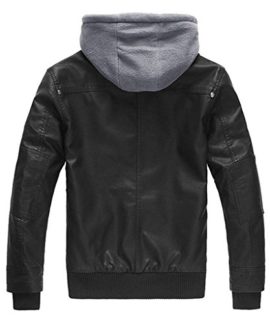 Wantdo-Homme-Blouson-en-Cuir-PU-avec-Capuche-Amovible-pais-0-2