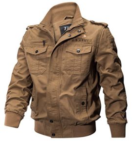 YYZYY Nouveaux Homme Printemps Automne Coton Militaire Veste Voler Bomber Blousons Outdoor Manteaux Multi-poche Mens Cotton Lightweight Jacket YYZYY Nouveaux Homme Printemps Automne Coton Militaire Veste Voler Bomber Blousons Outdoor Manteaux Multi-poche Mens Cotton Lightweight Jacket 2