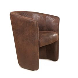 BAYA-fauteuil-cabriolet-marron-aspect-vielli-0